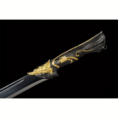 Black Gold Niuwei Dao · Dragon Head Handle (85cm)