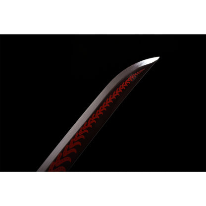 Red Demon Katana · Dragon Tsuba Full Tang (113cm)