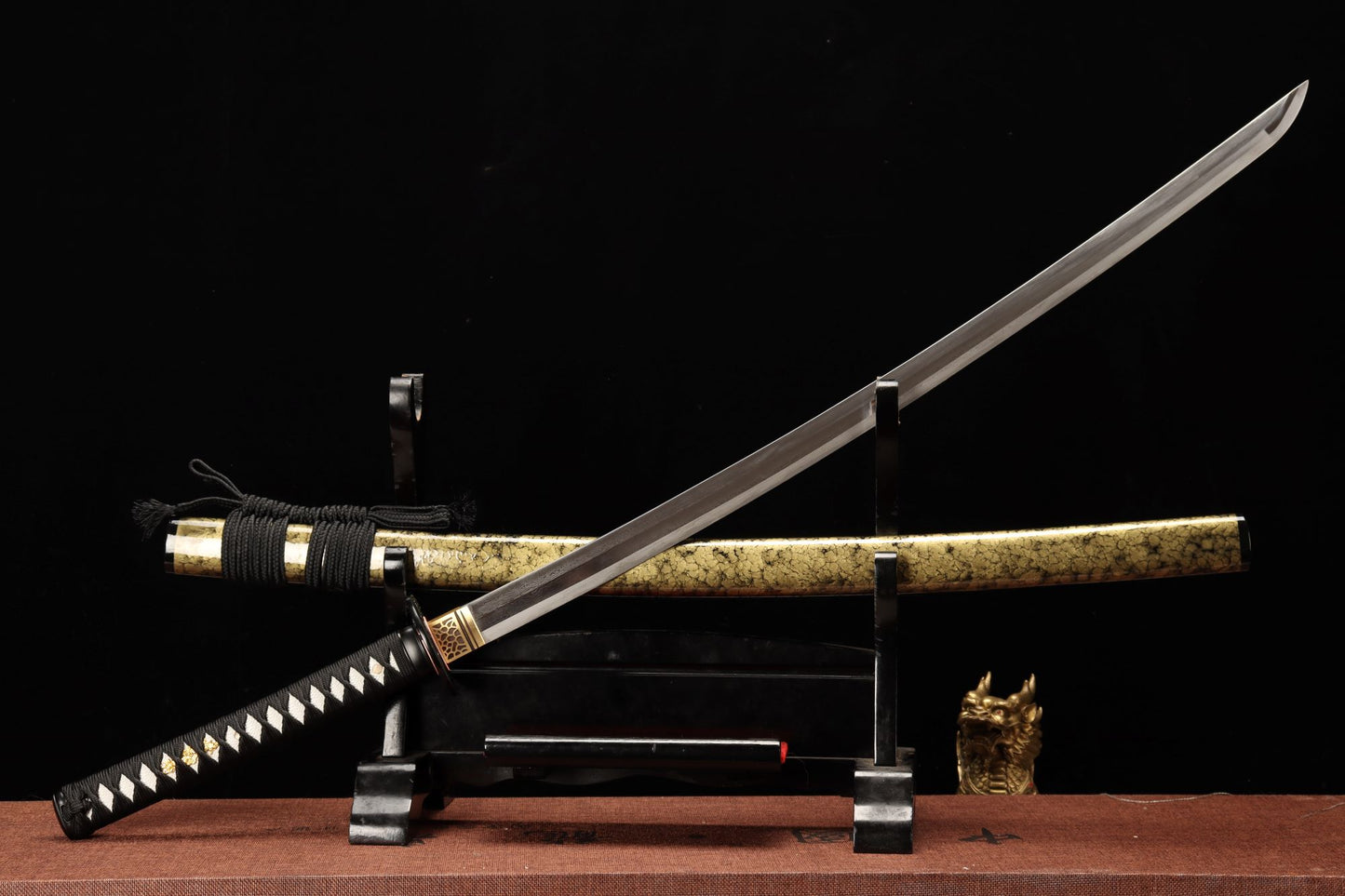 103cm/40.55 inch hand-forged pattern steel samurai sword - Yanluo