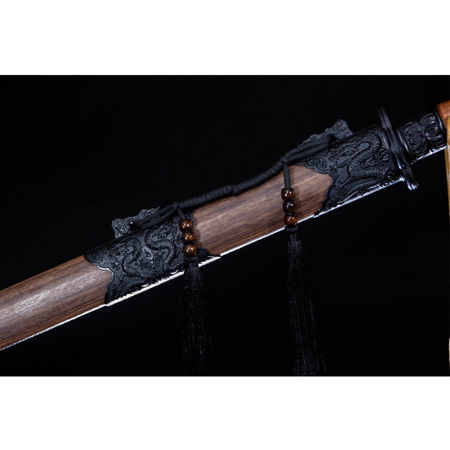 109cm/42.91 inches  Hand-forged Molong Tangdao High-performance manganese steel samurai sword Shuanglong