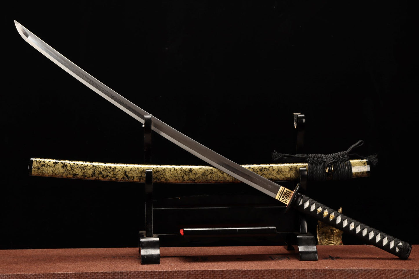 103cm/40.55 inch hand-forged pattern steel samurai sword - Yanluo