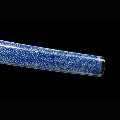 Dragon Scale Pattern Katana with Real Hamon | Full Tang Pattern Welded Damascus Steel Hand-Polished 103cm