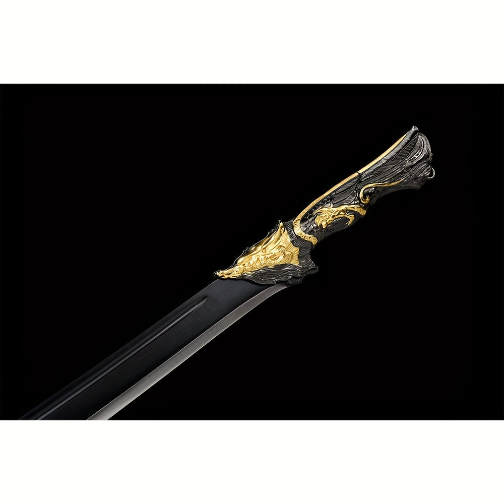 Black Gold Niuwei Dao · Dragon Head Handle (85cm)