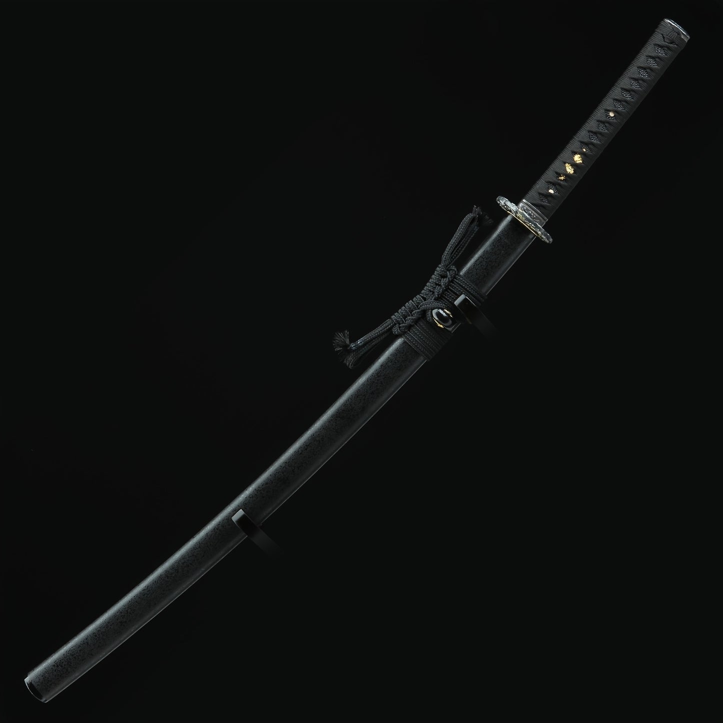 T10 Clay Tempered Katana with Real Hamon – Handmade Full Tang Sword
