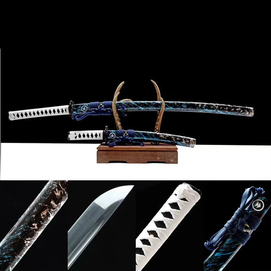 1:1 replica of Ghost of Tsushima (third generation) Includes katana and wakizashi