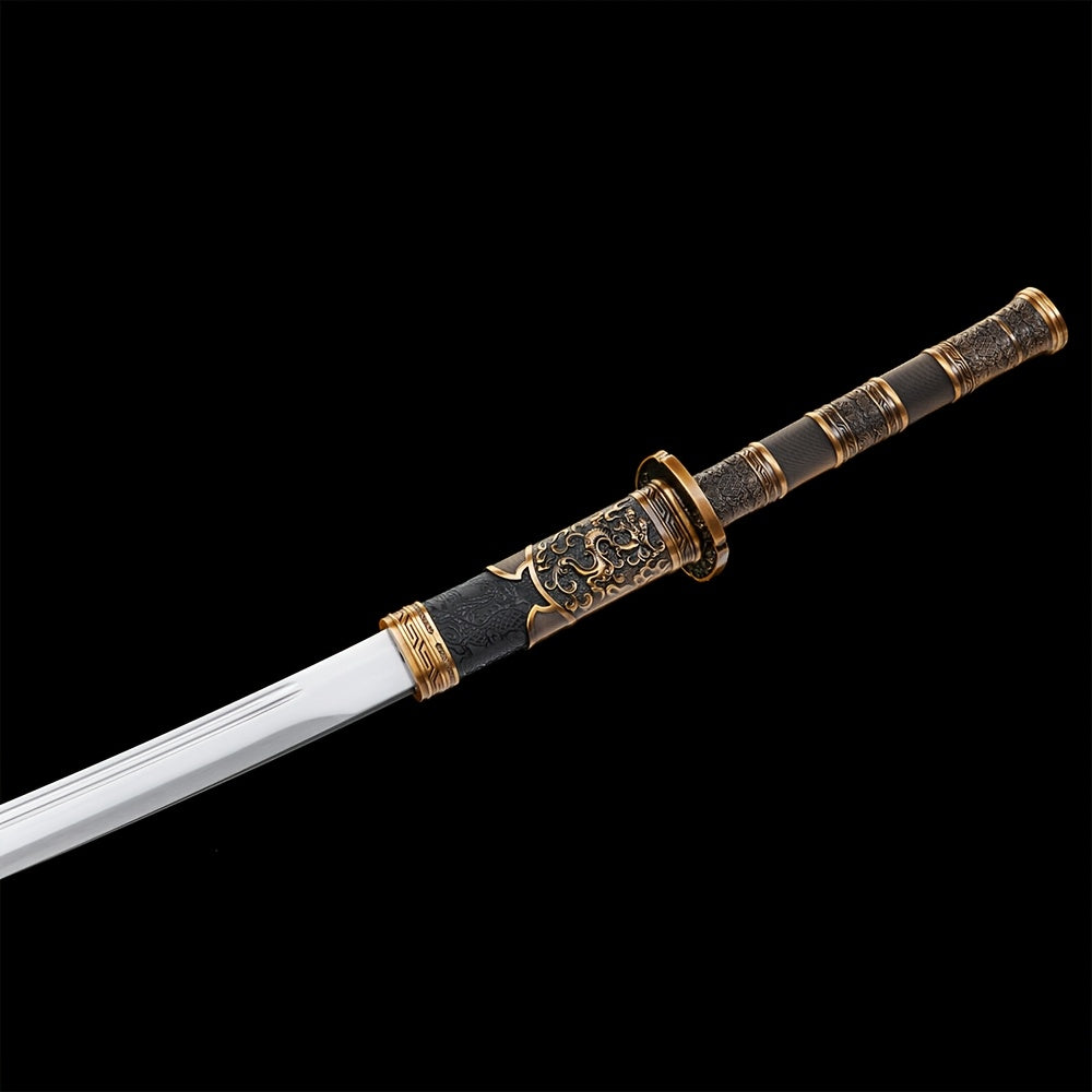 Dragon & Phoenix Paired Swords · High Manganese Steel (106cm + 86cm)