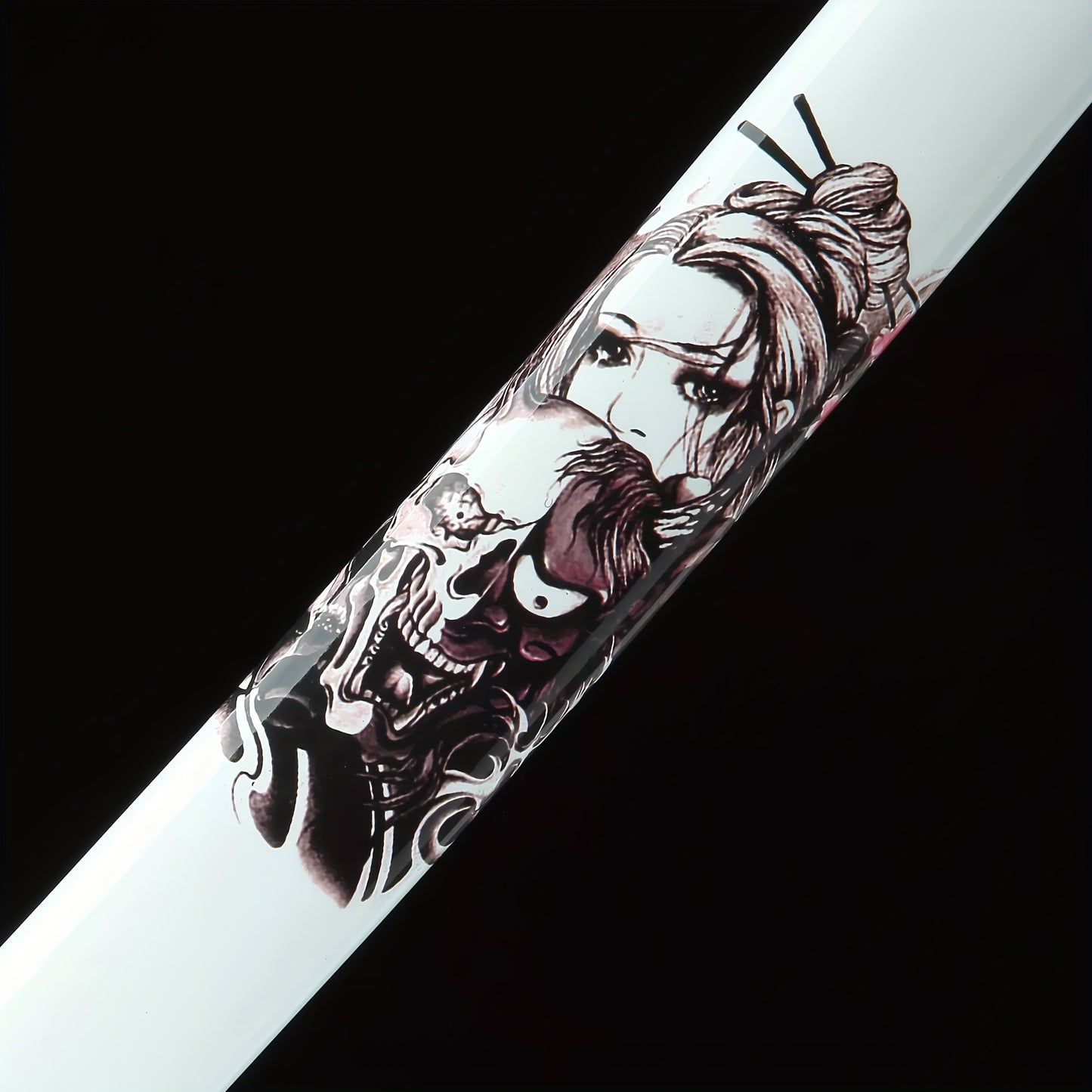 Valkyrie · T10 Clay Tempered Katana · White Dragon Scabbard (41in)