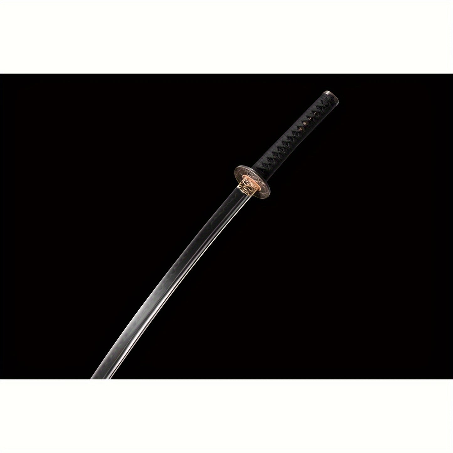 Yingbo · T10 Clay Tempered Katana · Matte Black Finish