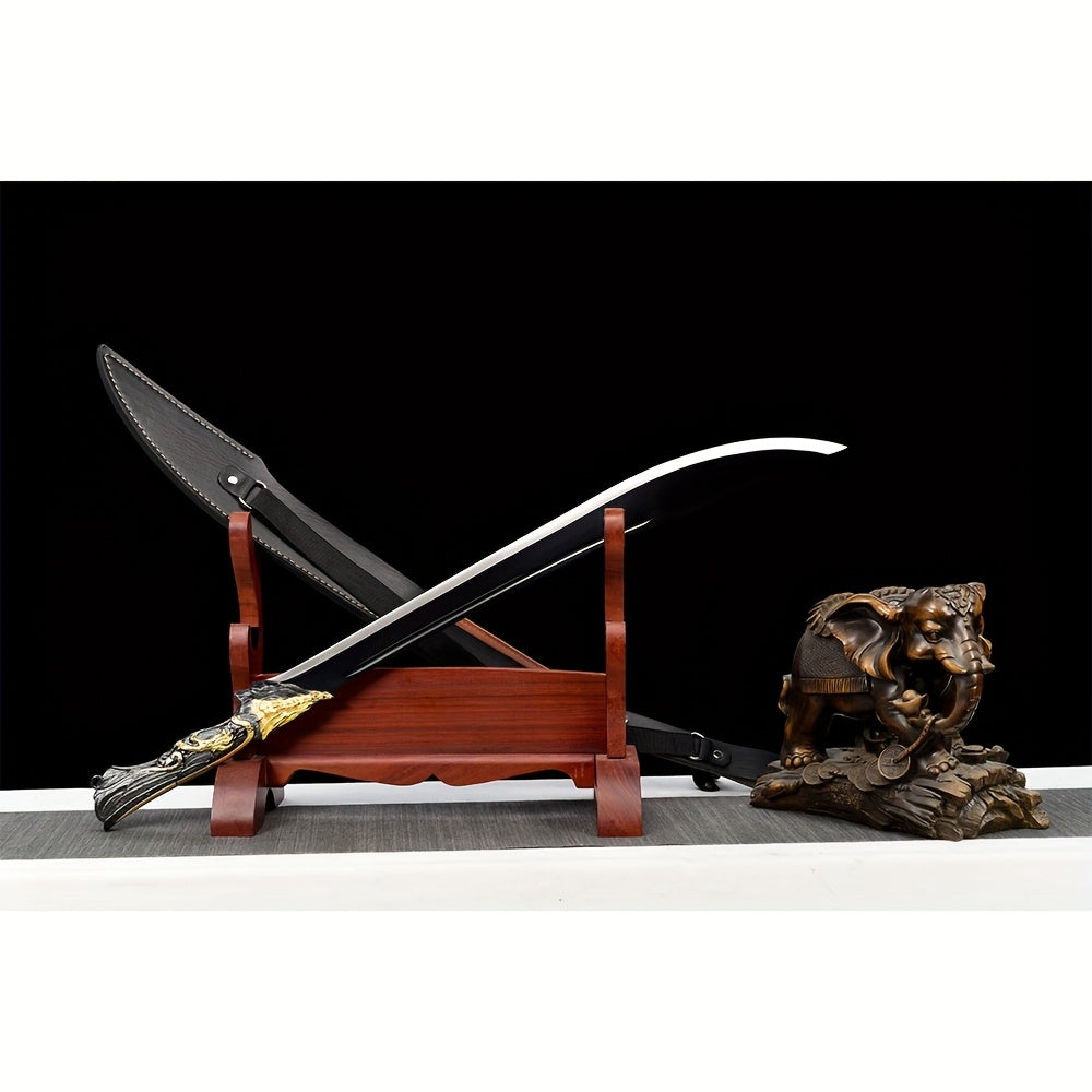 Black Gold Niuwei Dao · Dragon Head Handle (85cm)