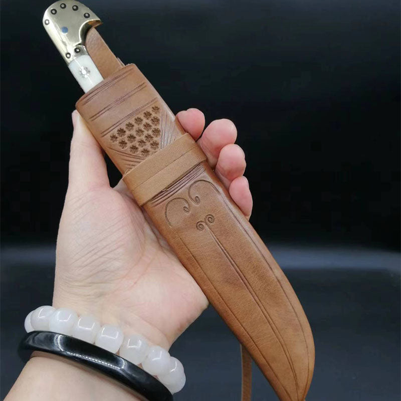 Ox bone handmade knife outdoor knife mini Knife