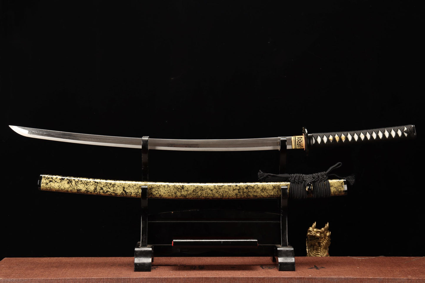 103cm/40.55 inch hand-forged pattern steel samurai sword - Yanluo