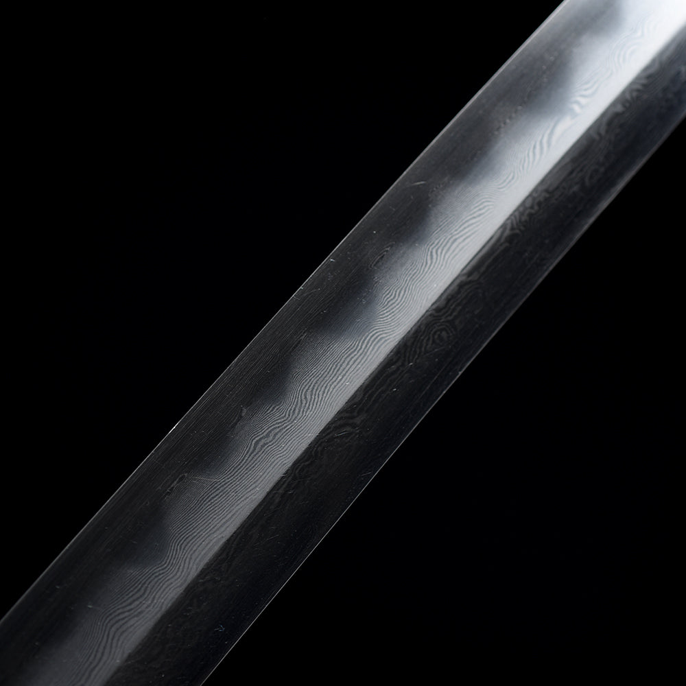 Imperial Sakura Tachi | Clay Tempered Pattern Steel Gilt Gold & Silver Copper Scabbard Collector Sword