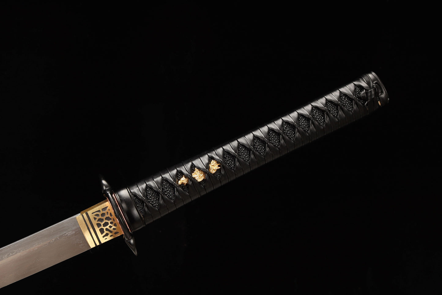 103cm/40.55 inch authentic hand-forged patterned steel high-performance samurai sword, a sword dragon warrior