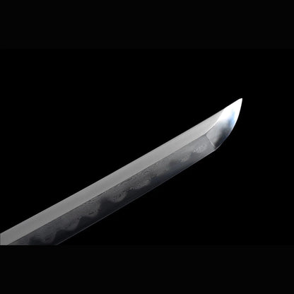 Overlord Tachi with Real Hamon | Full Tang Folded Pattern Steel All-Copper Scabbard 120cm