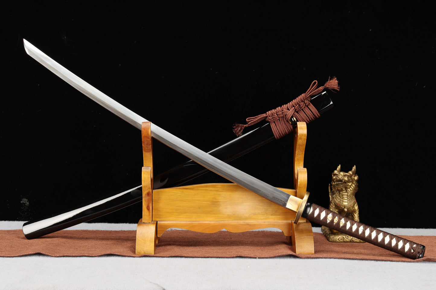 103cm/40.55 inch authentic hand-forged patterned steel copper-clad samurai sword - Rurouni Kenshin