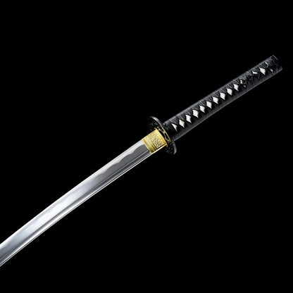 Black Katana · Gear Tsuba Full Tang (108cm)