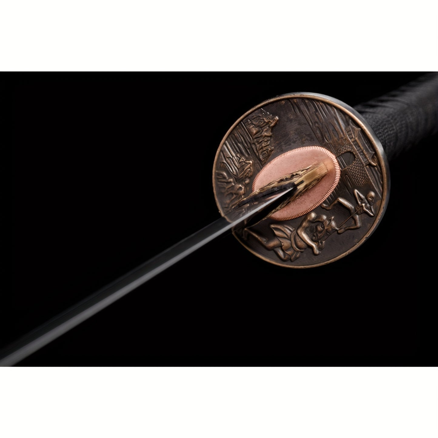 Yingbo · T10 Clay Tempered Katana · Matte Black Finish