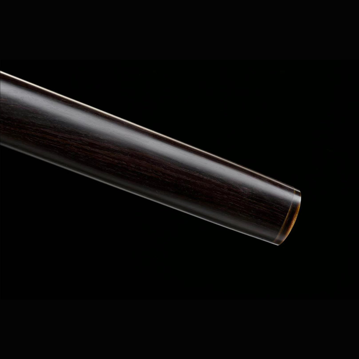 Swift Gale Wootz Steel Iaido Wakizashi with Real Hamon | Full Tang Natural Ebony Wood 75cm
