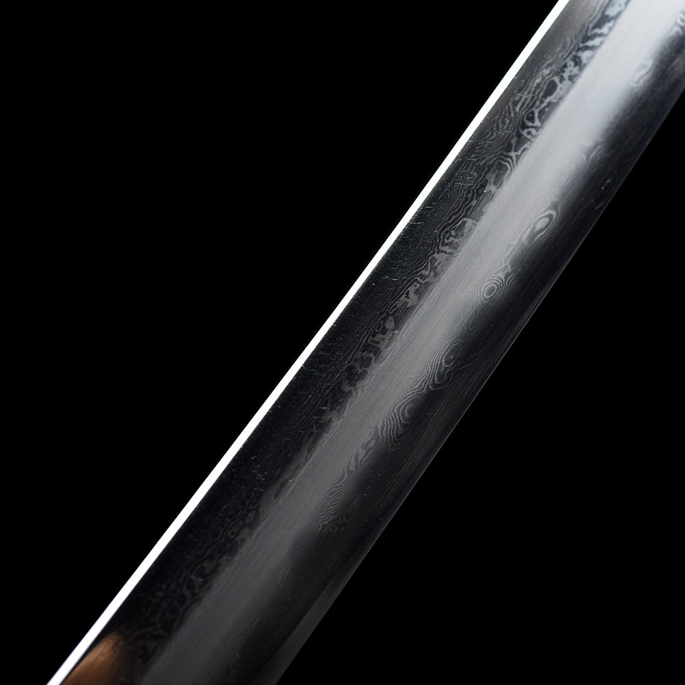 Imperial Sakura Tachi | Clay Tempered Pattern Steel Gilt Gold & Silver Copper Scabbard Collector Sword