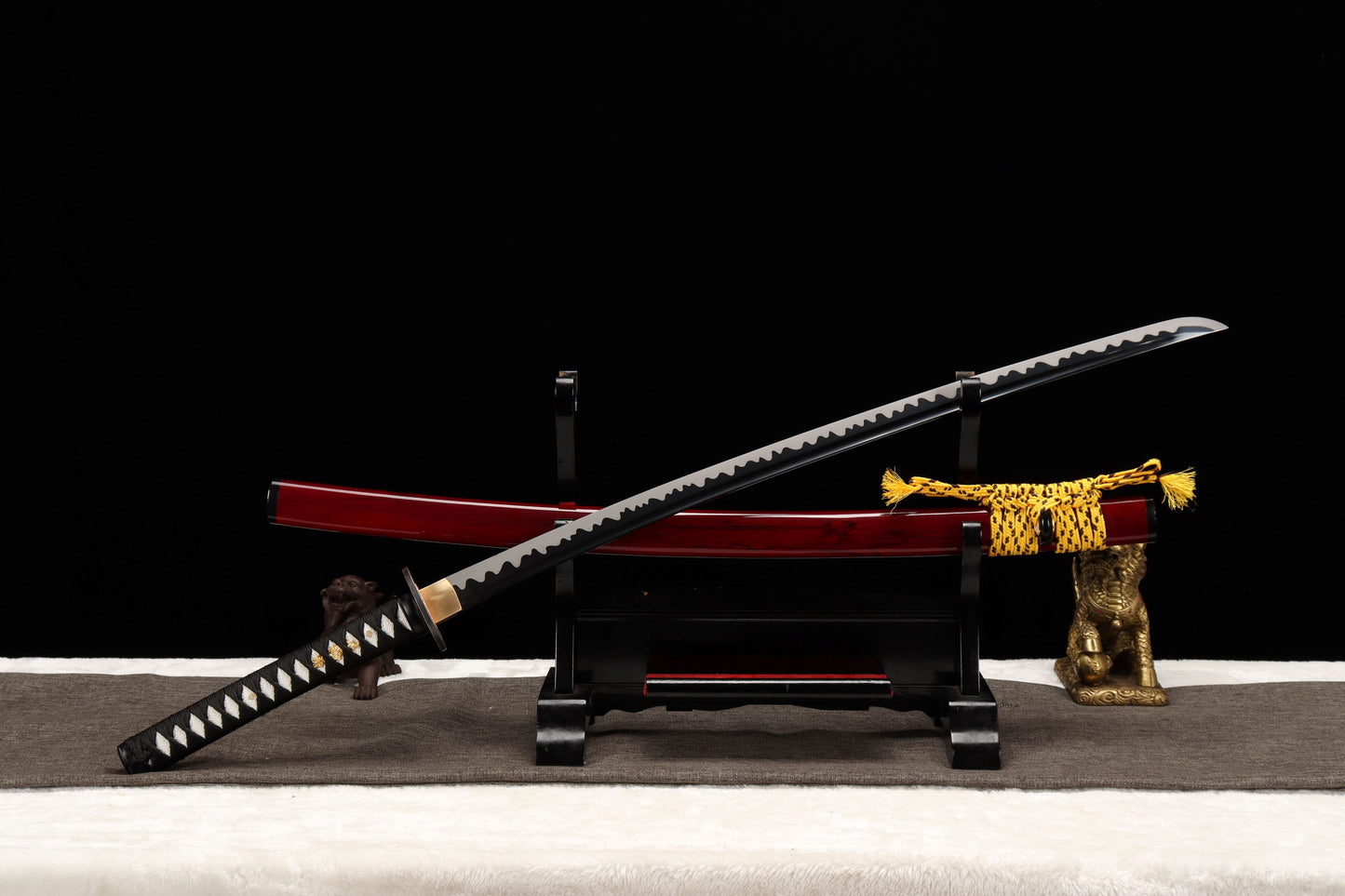 103cm/40.55 inch authentic hand-forged high manganese steel samurai sword Colorful