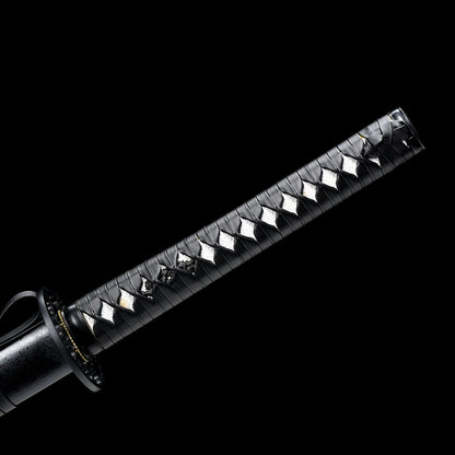 Black Katana · Gear Tsuba Full Tang (108cm)