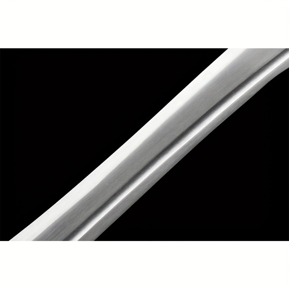 Han Jian · Silver Alloy Handle Cloud Scroll Relief Double-Edge Sword