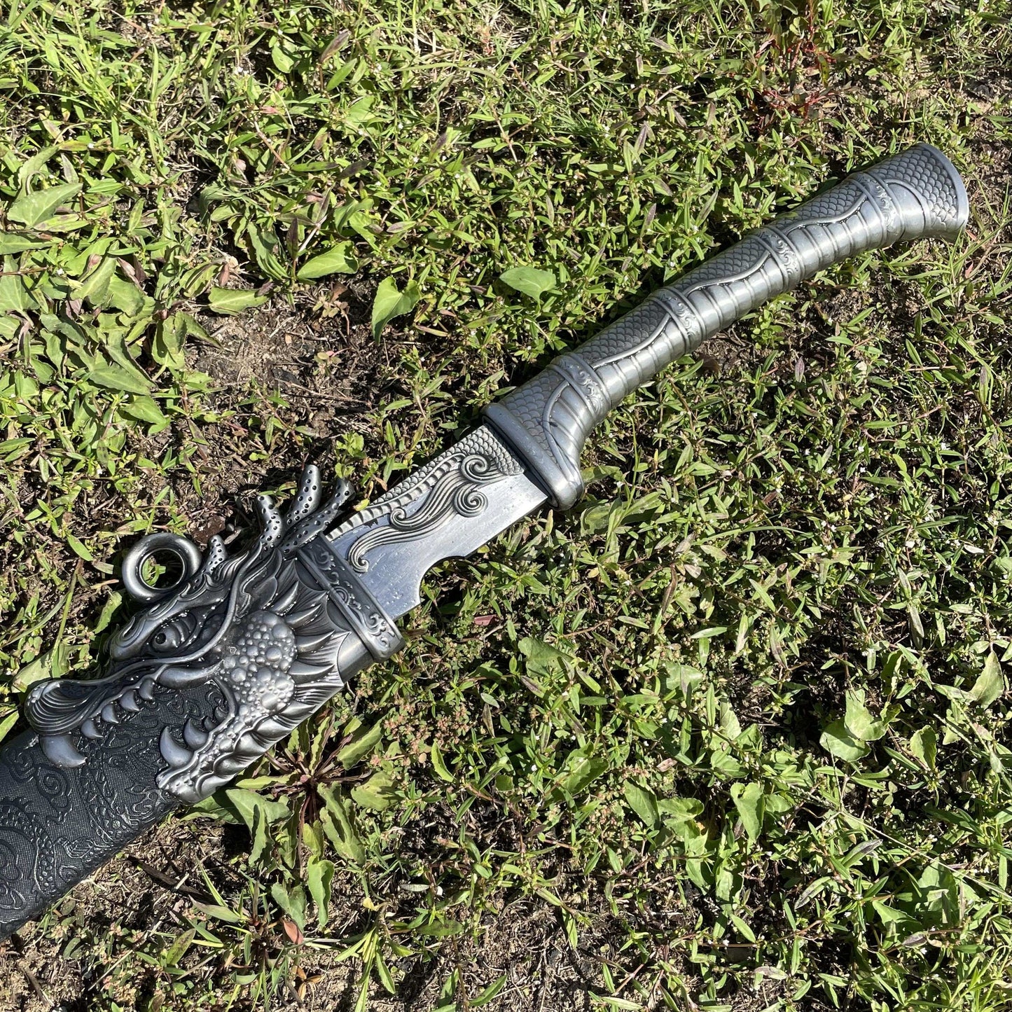 Dragon Head Tang Dao · Dragon Relief Blade (103cm)