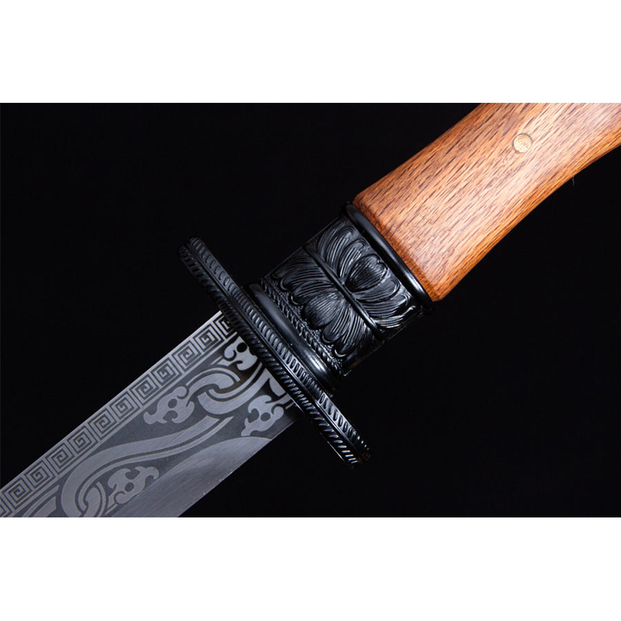 109cm/42.91 inches  Hand-forged Molong Tangdao High-performance manganese steel samurai sword Shuanglong