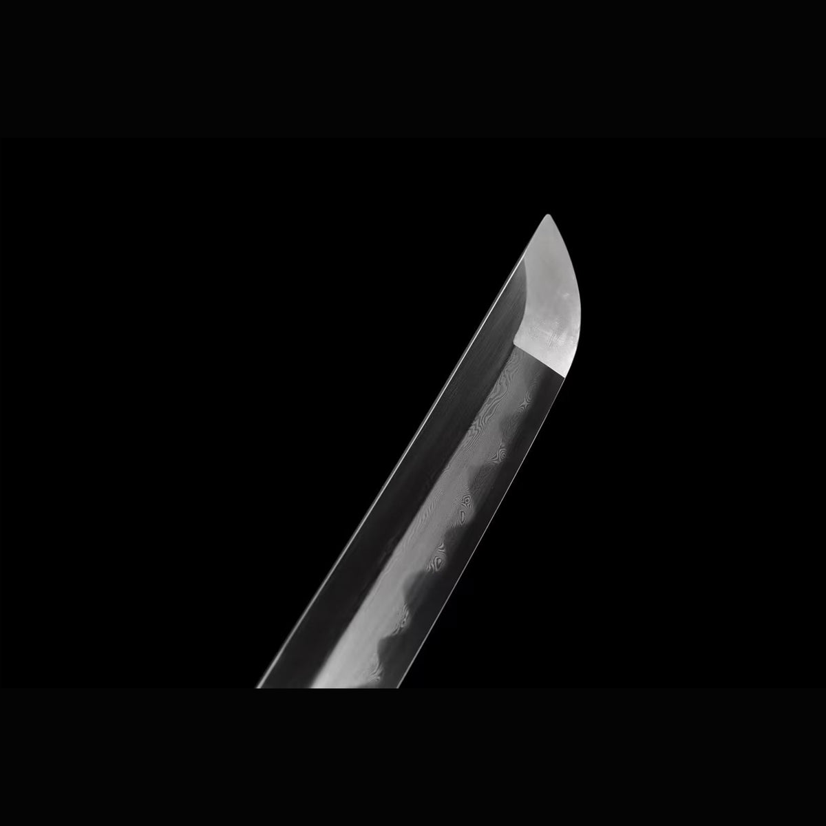 Dragon Scale Pattern Katana with Real Hamon | Full Tang Pattern Welded Damascus Steel Hand-Polished 103cm