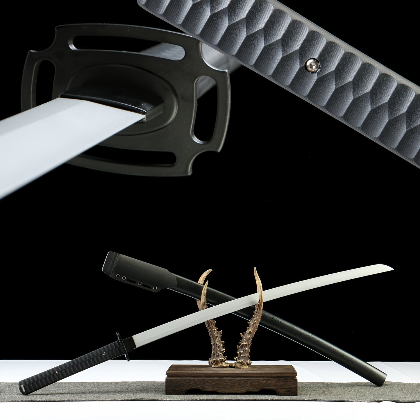 Reaper · Titanium-Coated Carbon Steel Tactical Katana · K Sheath (40.55in)