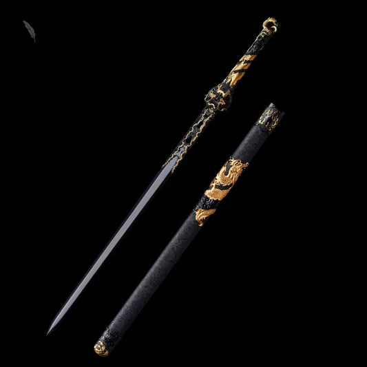 Dragon King Sword Mochen | Full Tang Spring Steel Chinese Jian Collector Sword