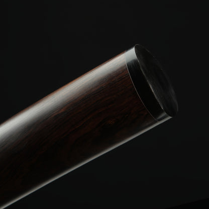 Hand-Polished Damascus Steel Katana –Fully Sharpened  Full Tang Collector Sword with Gold-Plated Lotus Tsuba