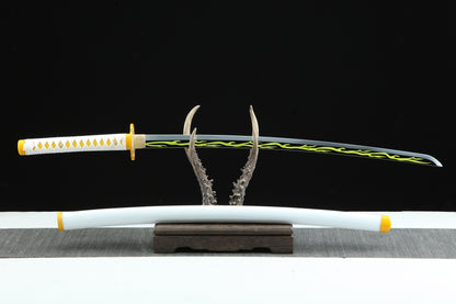 1:1 Replica Agatsuma Zenitsu Worn Katana