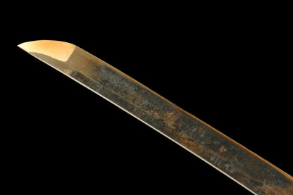 Hengmong Demon Katana with Vintage 1095 Carbon Steel Blade, Ebony Wood Saya, Oil Quenched and Tempered