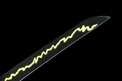 Phantom Wisteria Katana | 72cm 1065 Carbon Steel Blade, Oil Quenched and Tempered