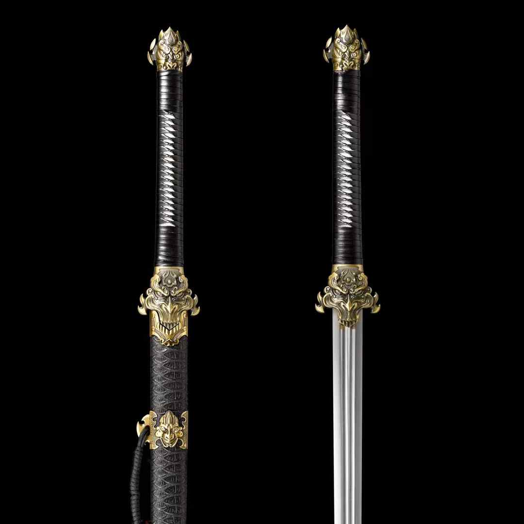 Immortal General Sword Zhu Xian | Full Tang High Manganese Steel Chinese Jian Collector Sword