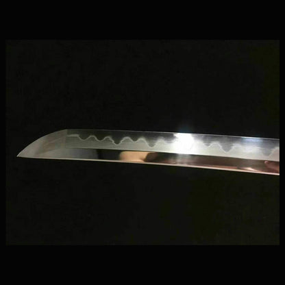 Red Pearl Rayskin Gomai Tachi with Real Hamon | Full Tang 5-Piece Laminated Steel 102cm