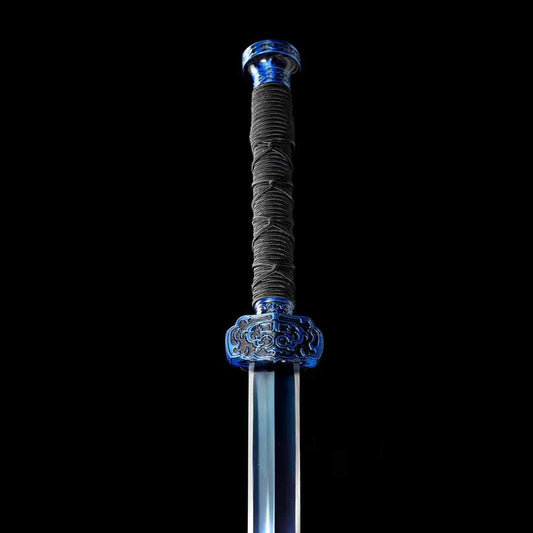 Ruyi Sword Lanlin | Chinese Auspicious Collector Sword High Manganese Steel Dragon Phoenix Sandalwood Orchid Grove