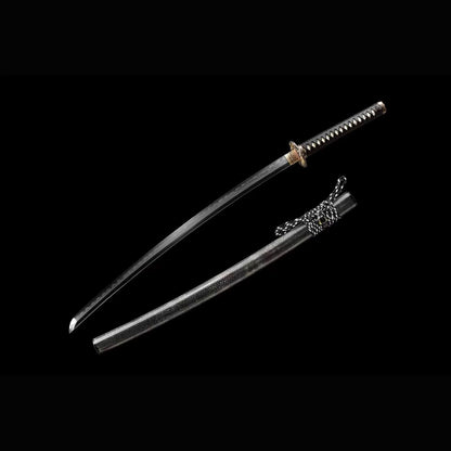 Sea Dragon Gomai Katana with Real Hamon | Full Tang 5-Piece Laminated Steel Rayskin Scabbard 103cm