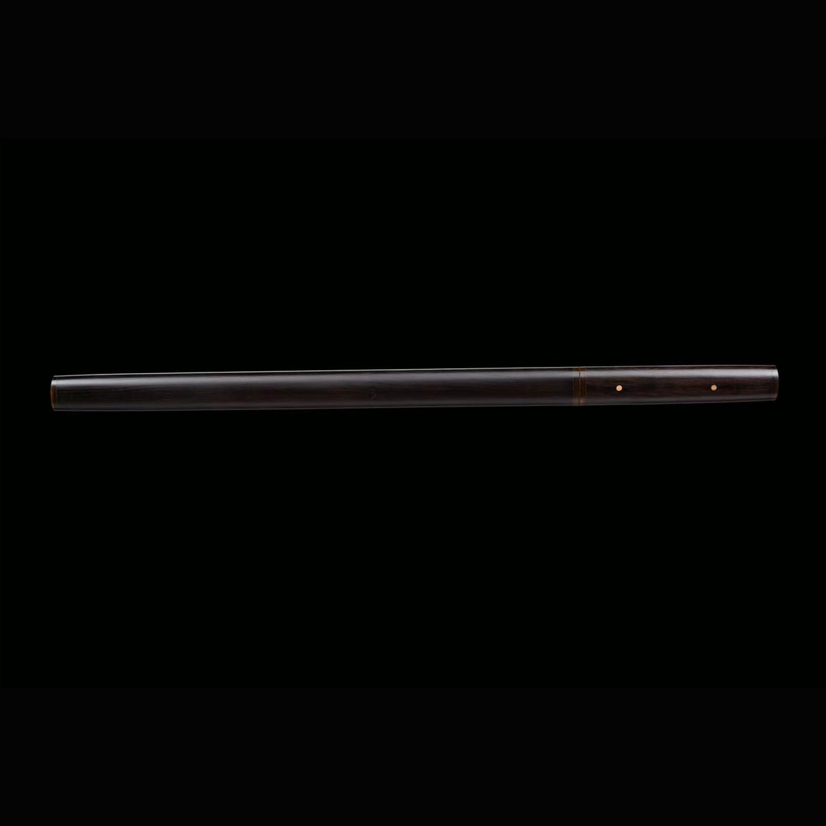 Swift Gale Wootz Steel Iaido Wakizashi with Real Hamon | Full Tang Natural Ebony Wood 75cm