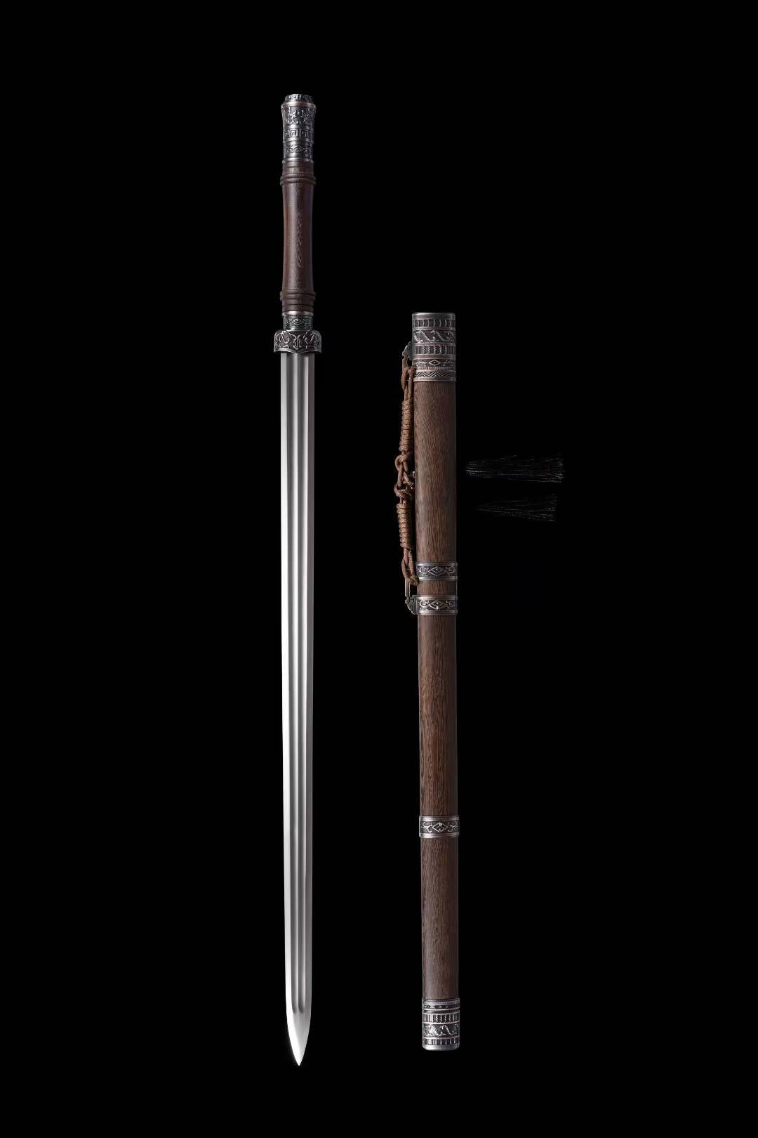 Wolong Sword | Full Tang Crouching Dragon Chinese Jian Collector Sword