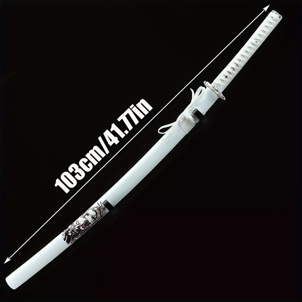 Valkyrie · T10 Clay Tempered Katana · White Dragon Scabbard (41in)