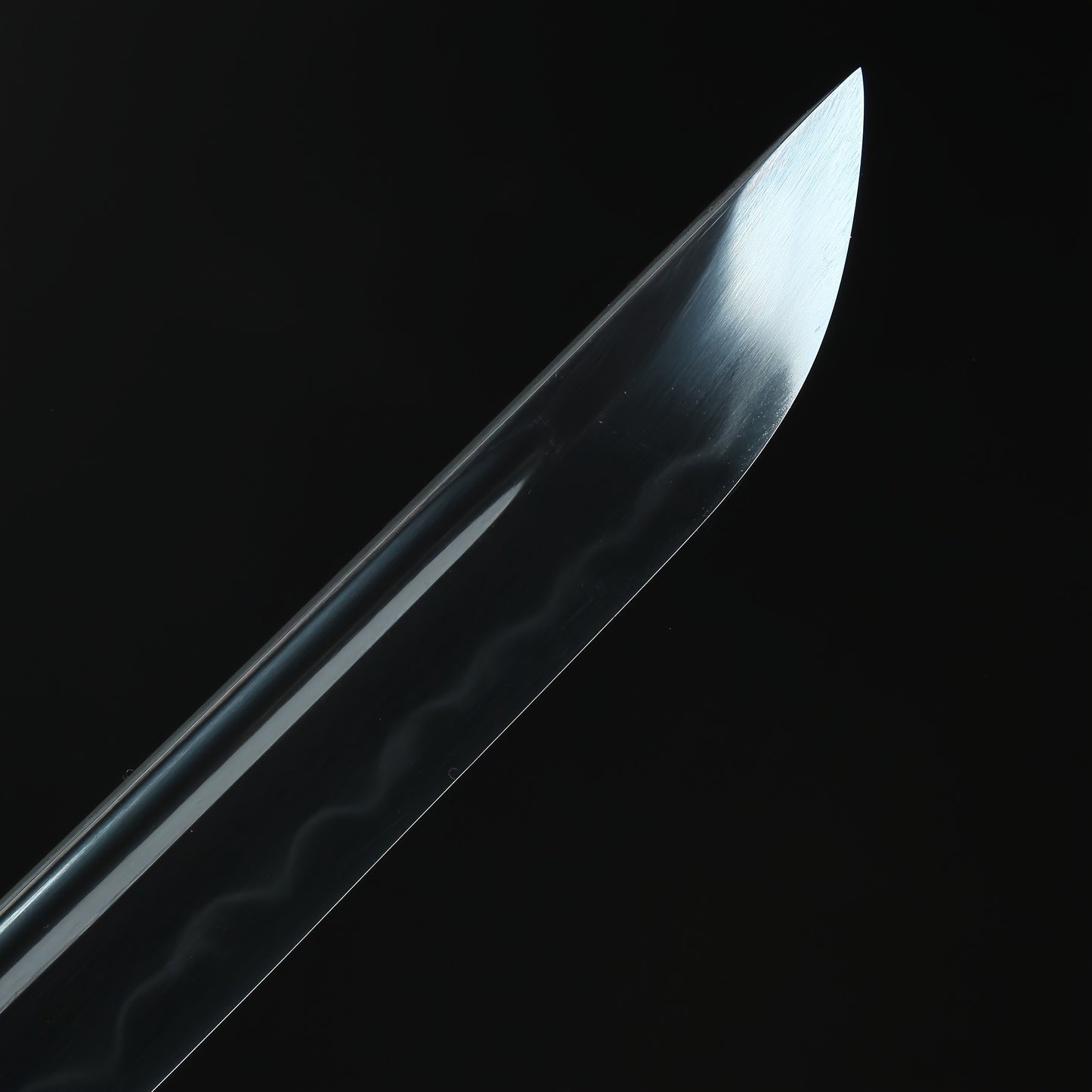 T10 Clay Tempered Katana with Real Hamon – Handmade Full Tang Sword