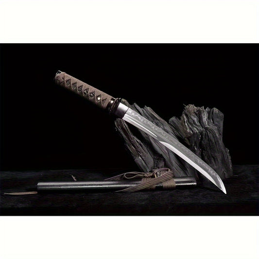55cm T10 Tanto – Kogarasu Maru Style | Iaido Training Sword | Unsharpened Blade