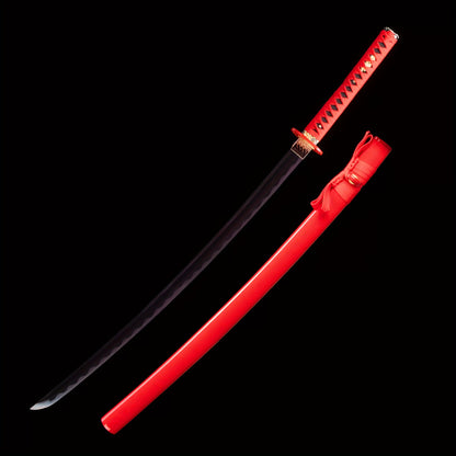 Red & Purple Katana · Purple Blade Red Scabbard (105cm)