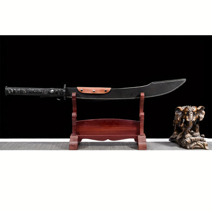 Black Gold Niuwei Dao · Dragon Head Handle (85cm)