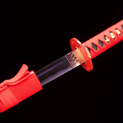 Red & Purple Katana · Purple Blade Red Scabbard (105cm)