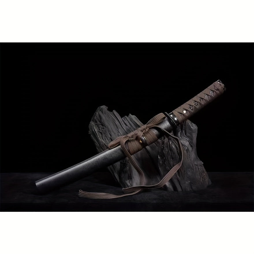 55cm T10 Tanto – Kogarasu Maru Style | Iaido Training Sword | Unsharpened Blade
