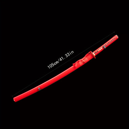 Red & Purple Katana · Purple Blade Red Scabbard (105cm)