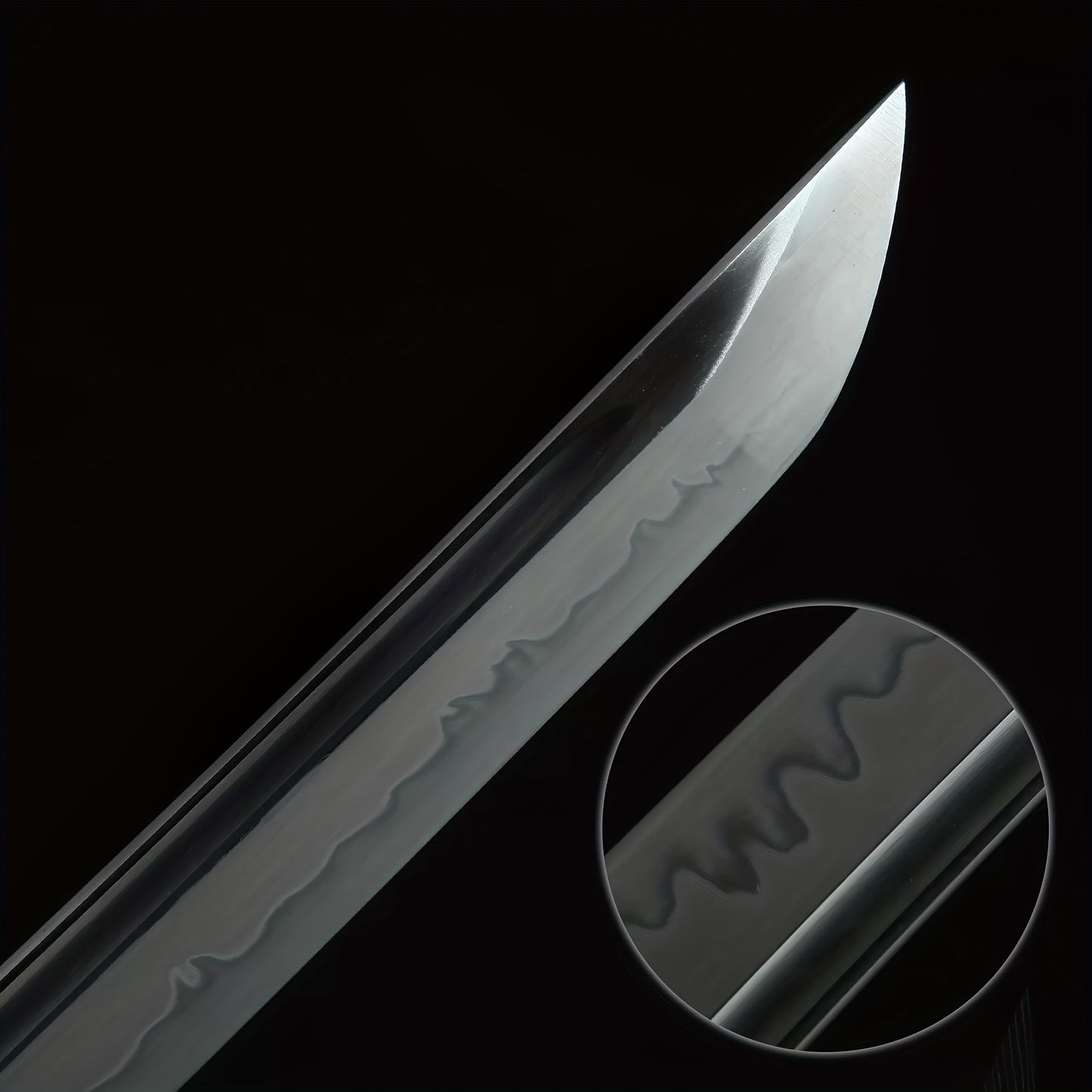 Valkyrie · T10 Clay Tempered Katana · White Dragon Scabbard (41in)